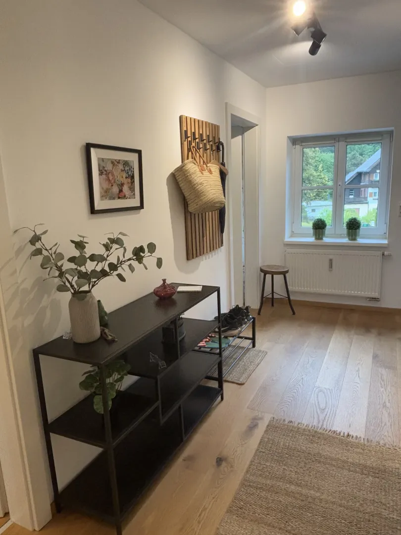 Apartment hallway and entrance